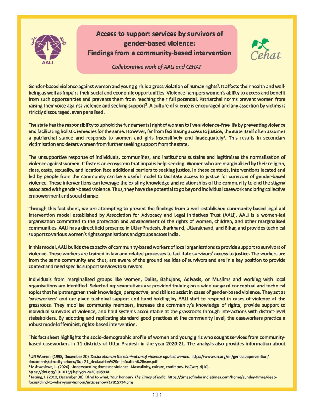 AALI Factsheet
